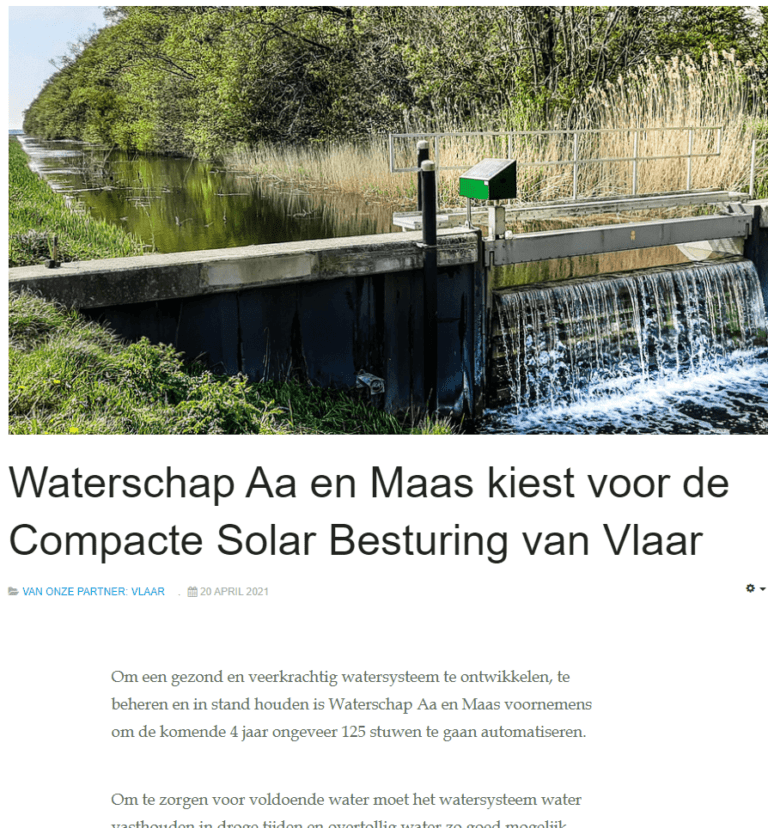 h2o vlaar solar